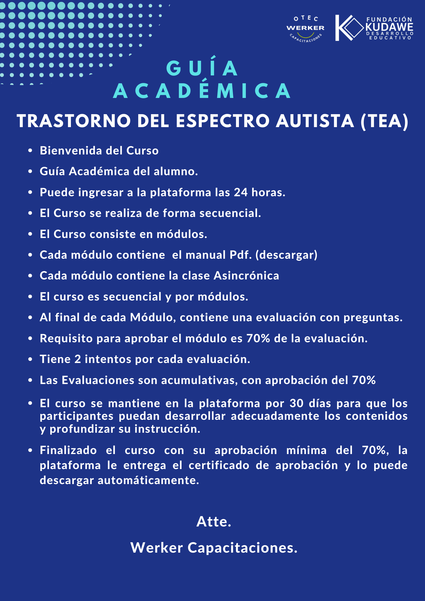GUIA ACADEMICA - WERKER CAPACITACIONES